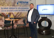 André van Spengen van Netafim Netherlands. Zij verzorgen slimme irrigatie oplossingen
